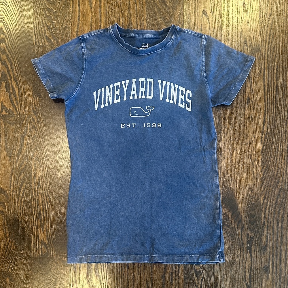 Vineyard Vines Classic Faded Navy Tee